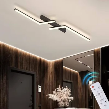 Современная потолочная люстра со светодиодной подсветкой для прихожей, фойе, гостиной, спальни, потолочный светильник, простые потолочные светильники со светодиодной подсветкой для поверхностного монтажа