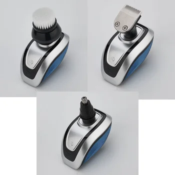 Электрический Rasuradoras Para Hombresss Вращающаяся Щетка для лица USB Перезаряжаемый Триммер для волос